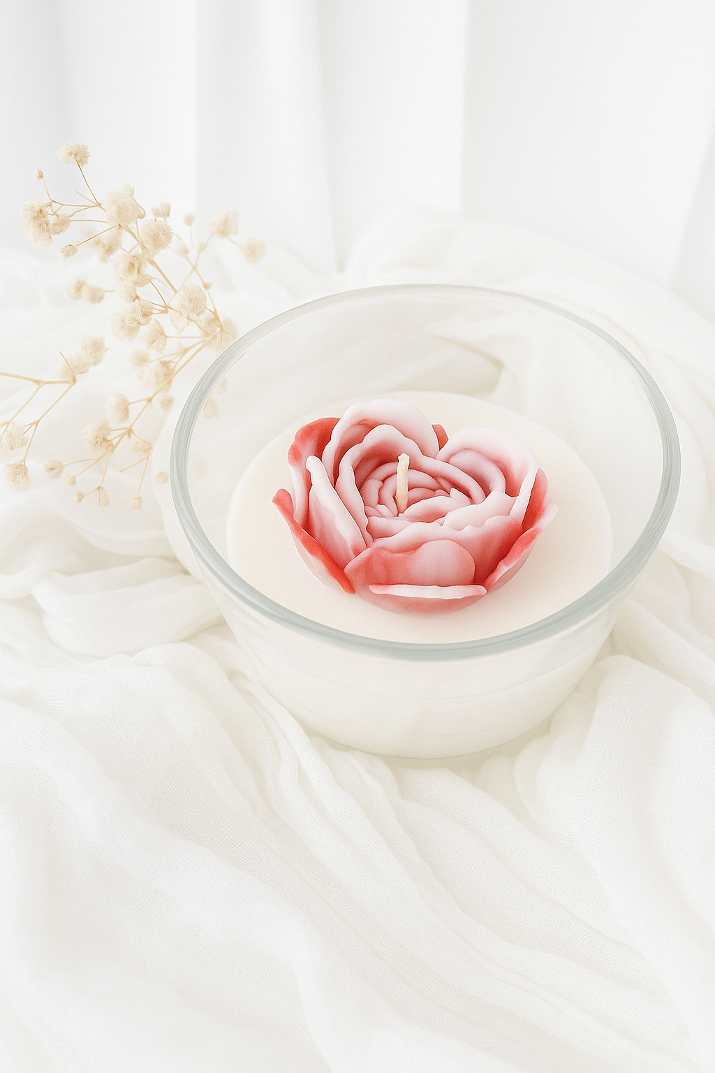 Sójová svíčka Rose - PDF fotonávod