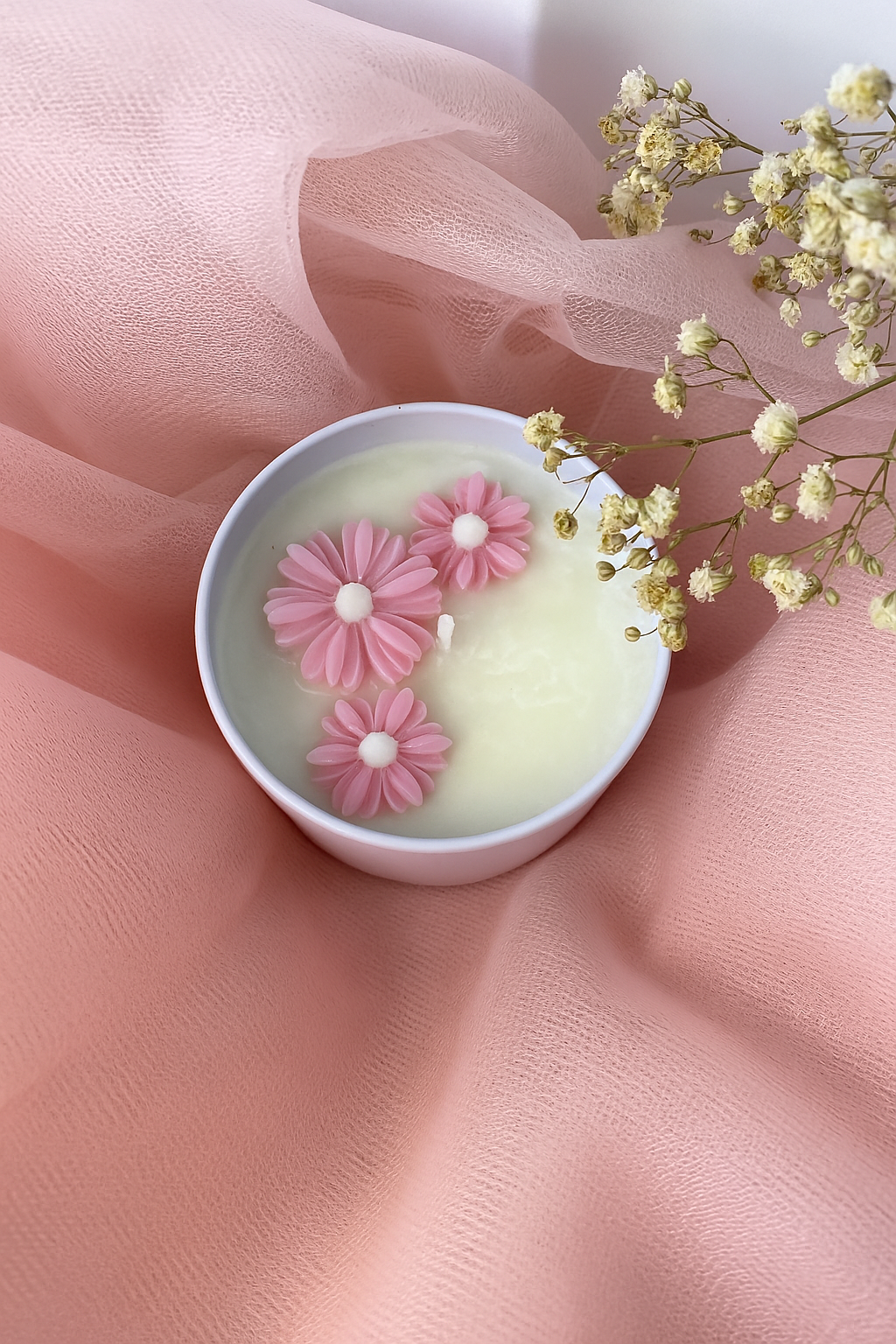 svíčka Daisy ze sójového vosku