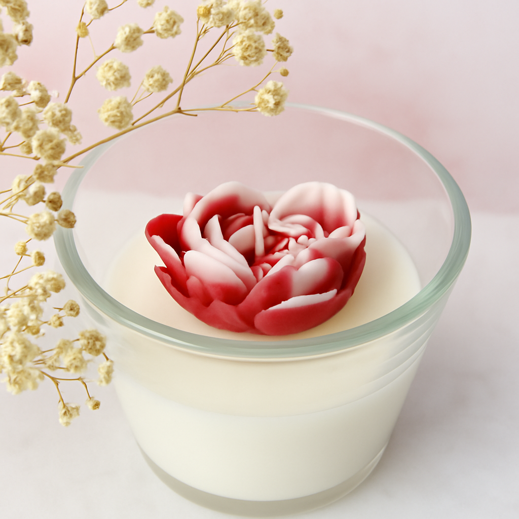 Sójová svíčka Rose - PDF fotonávod