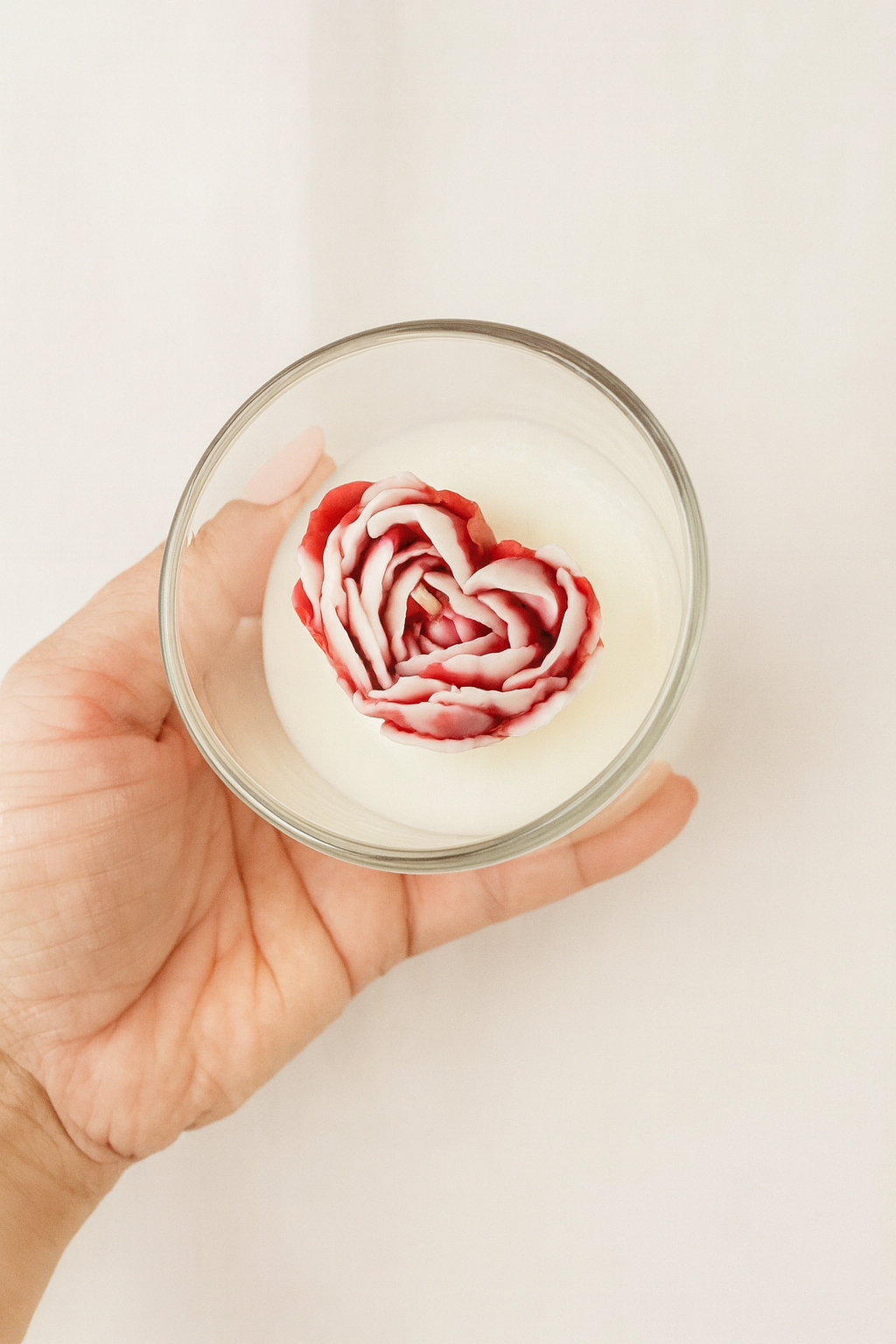 Sójová svíčka Rose - PDF fotonávod