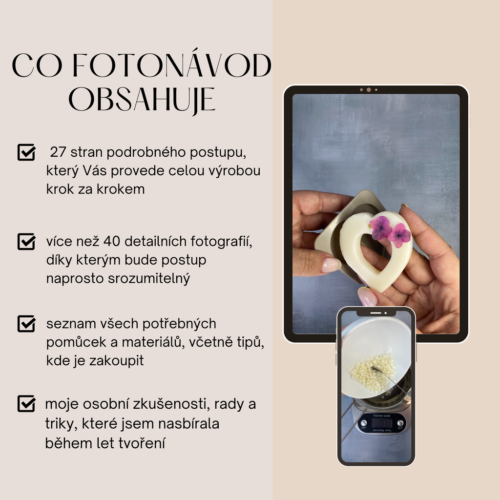 fotonávod na vonný vosk