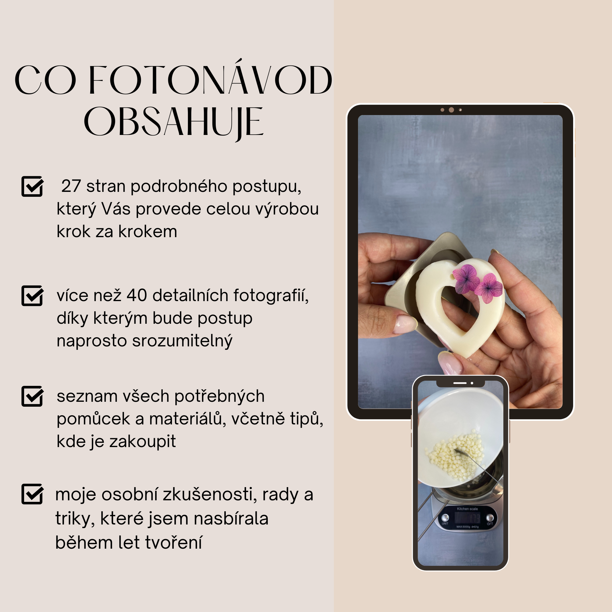 fotonávod na vonný vosk