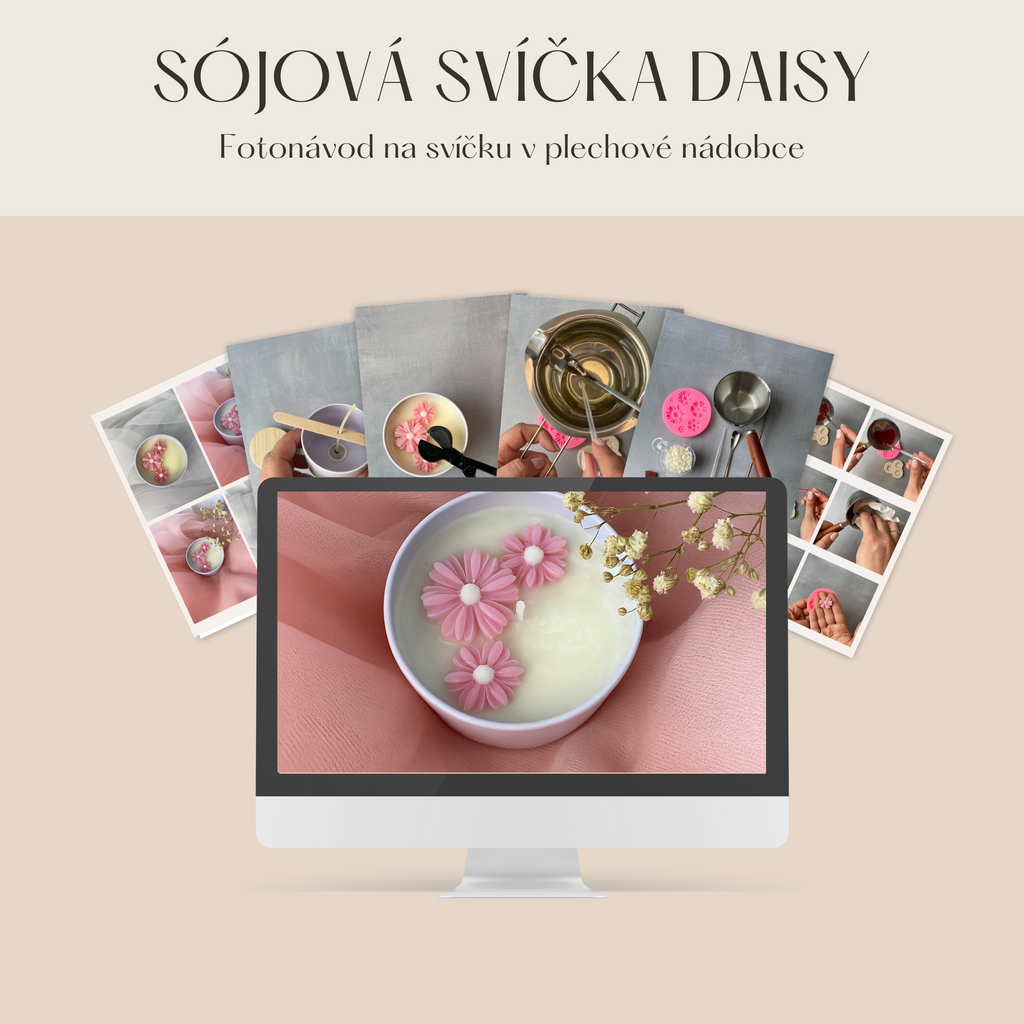 návod na výrobu svíčky ze sójového vosku
